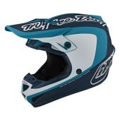 Troy Lee Designs SE4 Polyacrylite Motocross-Helm Corsa Dunkel Blau