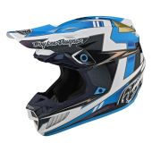 Troy Lee Designs SE5 ECE Composite Motocross-Helm Graph Blau / Dunkel Blau