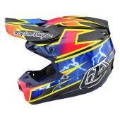 Troy Lee Designs SE5 Motocross-Helm Visor Lightning Schwarz