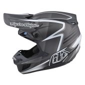 Troy Lee Designs SE5 Motocross-Helm Visor Lines Schwarz