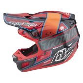Troy Lee Designs SE5 Motocross-Helm Visor Team Rot