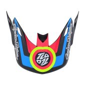 Troy Lee Designs SE5 Motocross-Helm Visor Drop In Schwarz