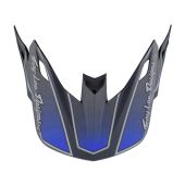 Troy Lee Designs SE5 Motocross-Helm Visor Team Grau