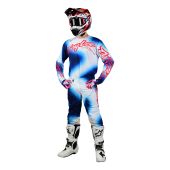 Troy Lee Designs Se Ultra Lucid Weiß/Blau Motocross-Kombi