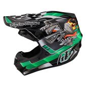 Troy Lee Designs Se4 Polyacrylite Motocross-helm Carb Grün