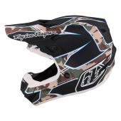 Troy Lee Designs Se4 Polyacrylite Mips Motocross-helm Matrix Camo Schwarz