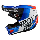Troy Lee Designs Se5 Ece Composite Mips Motocross-helm Qualifier Weiß/Blau