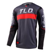 Troy Lee Designs Se Pro Motocross-Shirt Grid Camo Schwarz/Grau