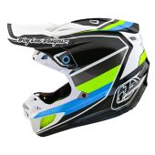 Troy Lee Designs Se5 Ece Composite Mips Helmet Reverb White/Blue