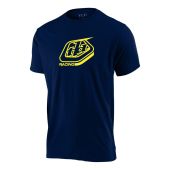 Troy Lee Designs Racing Shield T-shirt Dunkel Blau