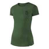 Troy Lee Designs PEACE & WHEELIES T-shirt für Frauen Olive