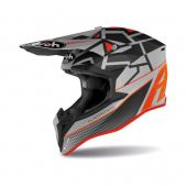 Airoh Motocross-Helm Wraap Mood Flat Orange