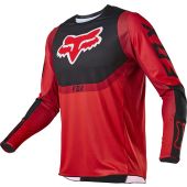 Fox 360 VOKE Motocross-Shirt Fluo Rot