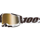 100% Motocross-Brille Racecraft 2 snowbird gold
