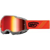 100% Motocross-Brille Accuri 2 SCHRUTE Spiegellinse Rot