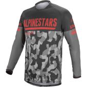 Alpinestars Motocross-Shirt VENTURE-R Grau/CAMO/Rot