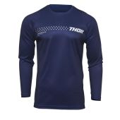 THOR Motocross-Shirt SECTOR MINIMAL Dunkel Blau