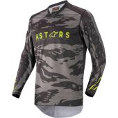 Alpinestars Motocross-Shirt Racer Tactical Tarne/Gelb