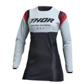Thor Motocross-Shirt Damen Pulse Rev Schwarz /Mint
