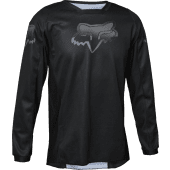 FOX Jugend Blackout Motocross-Shirt Schwarz/Schwarz