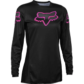FOX Damen 180 Blackout Motocross-Shirt Schwarz/Rosa