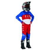 Fly Racing Motocross F-16 Jugend Rot-Weiß-Blau Gear Combo