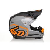 6D Motocross-Helm Atr-2 Delta Neon Orange Matte
