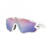 Oakley Sunglasses Jawbreaker Polished White - Prizm Snow Sapphire lens
