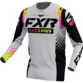 FXR Revo MX Motocross-Shirt Grau Sherbert