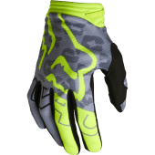 Fox 180 SKEW Motocross-Handschuhe für Mädchen Fluo Gelb