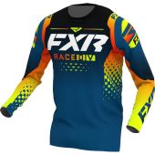 FXR Revo MX Motocross-Shirt Slate/Inferno