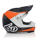 6D Motocross-Helm ATR-2 Quadrant Orange/Schwarz/Grau