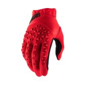 100% Airmatic Motocross Handschuhe Rot Schwarz