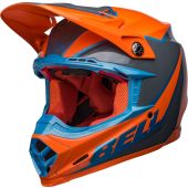 Bell Moto-9S Flex Sprite Helm - Orange/Grau