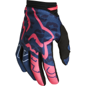 Fox 180 SKEW Motocross-Handschuhe für Frauen Dunkel blau