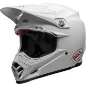 Bell Moto-9S Flex Solid Helm - Weiß