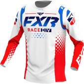 FXR Revo LE MX Motocross-Shirt Legacy Weiss/Rot