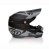 6D Motocross-Helm Atr-2 Fusion Matte Schwarz