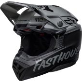 Bell Moto-10 Spherical Helm Fasthouse Bmf - Matt/Glänzend Grau/Schwarz