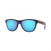 Oakley Sunglasses Frogskins XS Polished Black - Prizm Sapphire lens