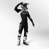 Fox 180 Lux Schwarz Wit Motocross-Kombi