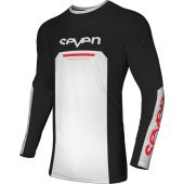 Seven Motocross-Shirt für Jugend Vox Phaser Schwarz