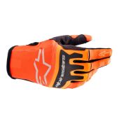 Alpinestars Techstar Motocross Handschuhe Hot Orange Schwarz