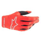 Alpinestars Motocross-Handschuhe Radar Rot/Silberv