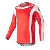 Alpinestars Techstar Arch Motocross-Shirt Mars Rot Weiß