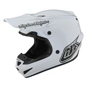 Troy Lee Designs SE4 Polyacrylite Motocross-Helm Mono Weiss