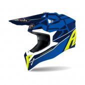 Airoh Motocross-Helm Wraap Mood Blau